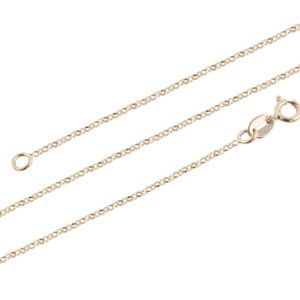 NEW 10K Yellow Gold Belcher Necklace 18 Inches 1.15 Grams